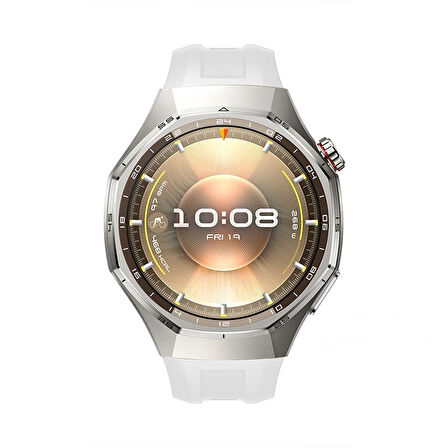 Huawei Watch GT6 Pro 46mm İle Tam Uyumlu Kordon Metal Tokalı Yumuşak Silikon Kordon Kayış