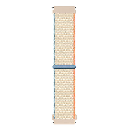 Huawei Watch GT5 Pro 46mm İle Uyumlu Ayarlanabilir Cırt Cırtlı Yumuşak Spor Kumaş Örgü Kordon