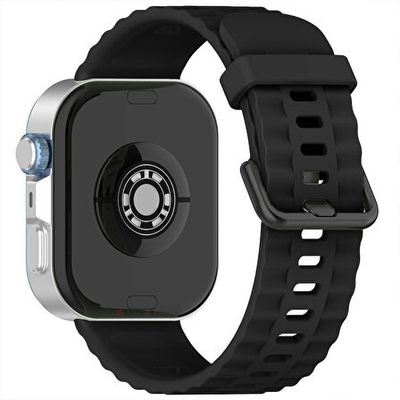 Huawei Watch Fit3 Fit 4 Fit 4 Pro İle Uyumlu GlacierFlex Metal Tokalı Spor Silikon Kordon