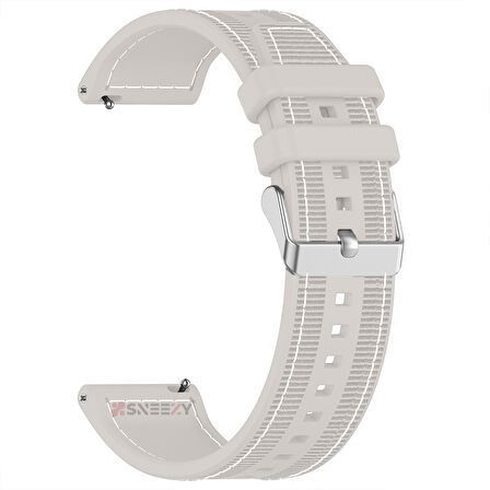 Redmi Watch 5 Active Redmi 5 Lite Uyumlu Kordon Dikiş Desenli Dokuma Silikon Kordon
