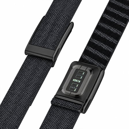 Sneezy WHOOP Peak 5.0 ile Uyumlu Nylon Loop Ayarlanabilir Spor Kordon Siyah Metal Kasalı