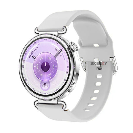 Huawei Watch GT6 41mm İle Uyumlu Yumuşak PureLux Soft Tokalı Silikon Kordon