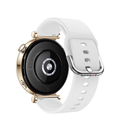 Huawei Watch GT6 41mm İle Uyumlu Yumuşak PureLux Soft Tokalı Silikon Kordon