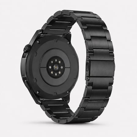 Huawei Watch GT7 46mm İle Uyumlu Katlanır Klipsli Paslanmaz Çelik Saat Kordonu