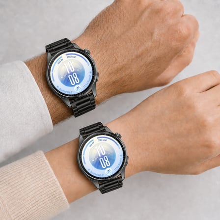 Huawei Watch GT7 46mm İle Uyumlu Katlanır Klipsli Paslanmaz Çelik Saat Kordonu