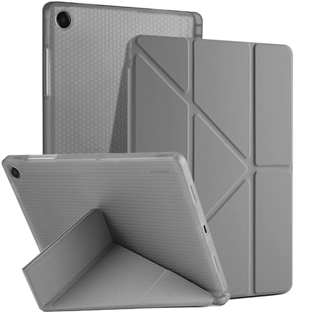 Samsung Galaxy Tab A11 Plus 11 Inc SM-X230 Üçgen Katlanabilir Kalemlikli Yatay Dikey Standlı Kılıf