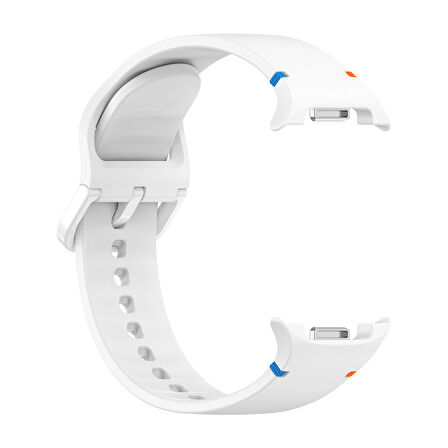 Samsung Galaxy Watch 8 44mm 40mm İle Uyumlu Metal Tokalı Spor Silikon Kordon