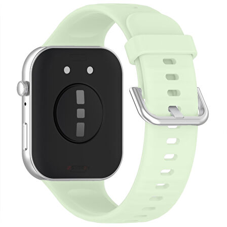 Huawei Watch Fit 4 Fit 4 Pro İle Uyumlu Metal Tokalı Yumusaş Soft Silikon Kordon Kayış