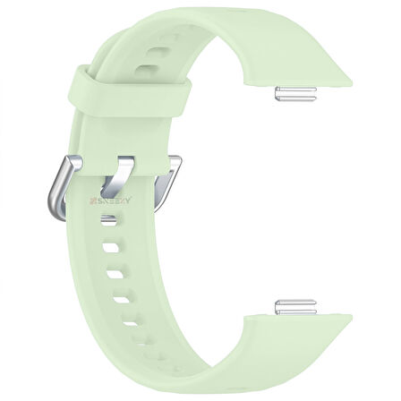 Huawei Watch Fit 4 Fit 4 Pro İle Uyumlu Metal Tokalı Yumusaş Soft Silikon Kordon Kayış