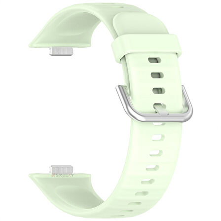 Huawei Watch Fit 4 Fit 4 Pro İle Uyumlu Metal Tokalı Yumusaş Soft Silikon Kordon Kayış