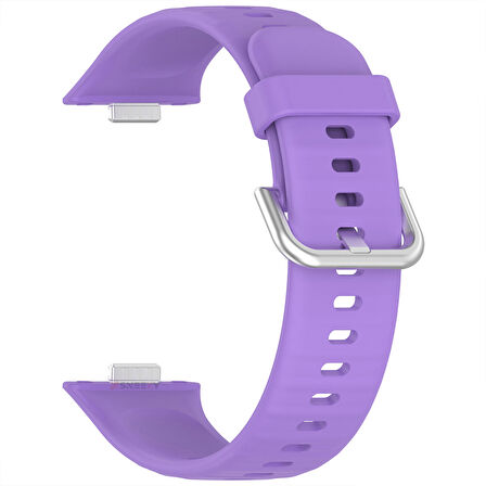 Huawei Watch Fit 4 Fit 4 Pro İle Uyumlu Metal Tokalı Yumusaş Soft Silikon Kordon Kayış