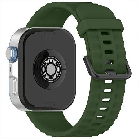 Huawei Watch Fit3 Fit 4 Fit 4 Pro İle Uyumlu GlacierFlex Metal Tokalı Spor Silikon Kordon