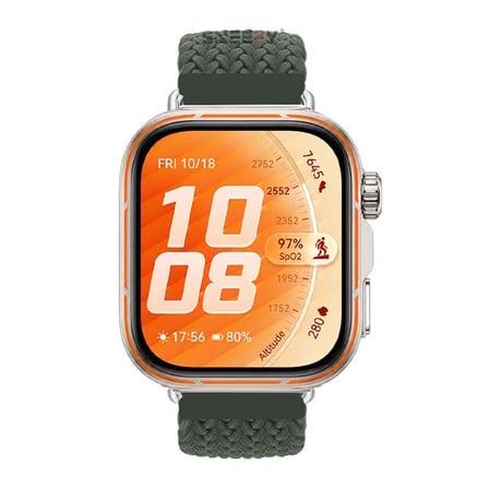 Huawei Watch Fit 5 Pro İle Uyumlu Metal Klipsli Solo Fiberlink Yumuşak Kumaş Örgü Kordon