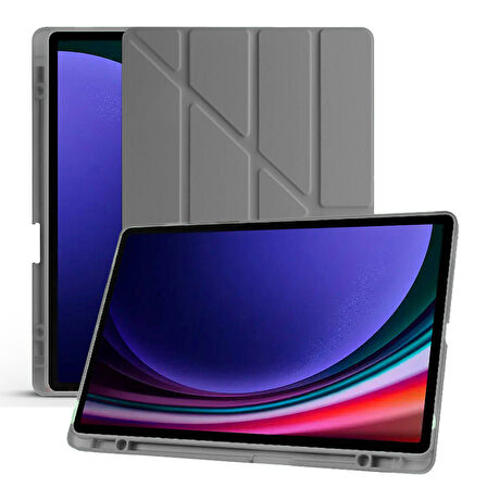 Samsung Galaxy Tab S9 Fe Plus X610 12.4 İnç Katlanabilir Kalemlikli Standlı Akıllı Kılıf
