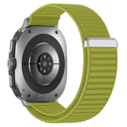 Samsung Galaxy Watch 8 44mm 40mm 47mm İle Uyumlu Naylon Spor Loop Kordon Ayarlanabilir Rahat ve Dayanıklı