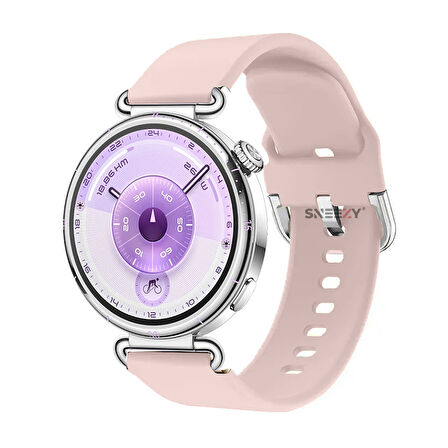 Huawei Watch GT6 41mm İle Uyumlu Yumuşak PureLux Soft Tokalı Silikon Kordon