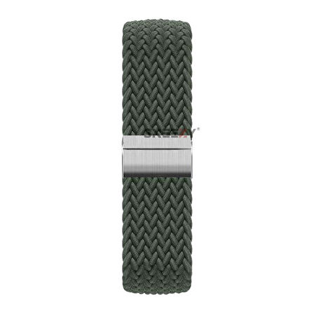 Sneezy Huawei Watch GT5 46mm İle Uyumlu 22mm Metal Klips Solo Fiberlink Örgü Kordon