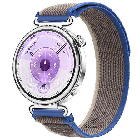Huawei Watch GT6 41mm Uyumlu Kordon Trail Loop Cırtlı Yumuşak Kumaş Şık Kordon