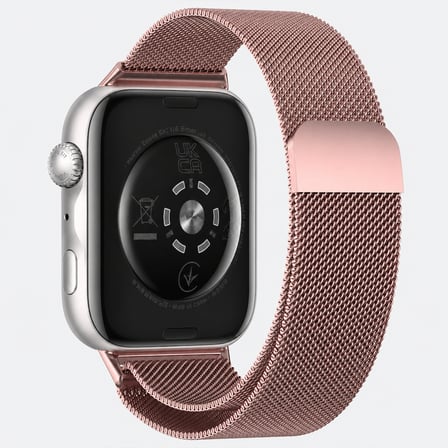 Huawei Watch Fit 5 Pro Uyumlu Milanese Örgü Metal Mıknatıslı Ayarlanabilir Kordon