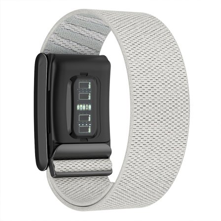 Sneezy WHOOP Peak 5.0 ile Uyumlu Nylon Loop Ayarlanabilir Spor Kordon Siyah Metal Kasalı