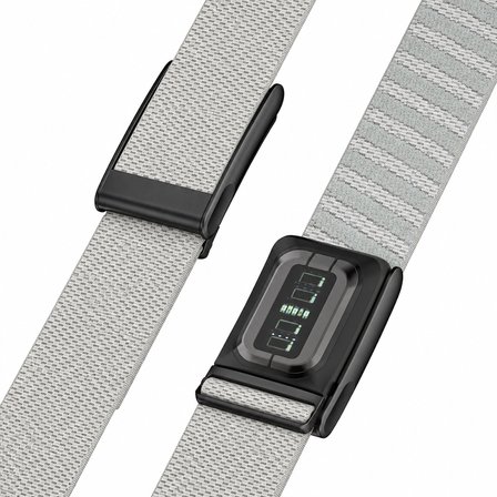 Sneezy WHOOP Peak 5.0 ile Uyumlu Nylon Loop Ayarlanabilir Spor Kordon Siyah Metal Kasalı