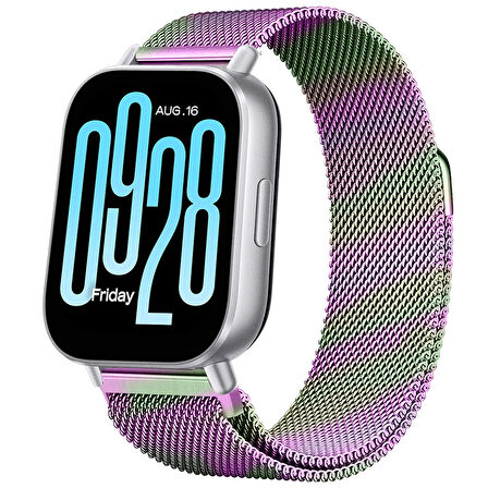 Redmi Watch 5 Active Redmi 5 Lite Uyumlu Kordon Manyetik Milanese Loop Metal Kordon 