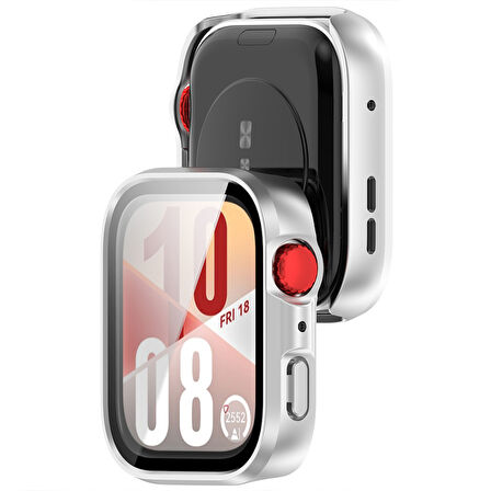 Huawei Watch Fit 4 Kasa Uyumlu Kılıf Sert PC Kasa ve Ekran Koruyucu Kılıf