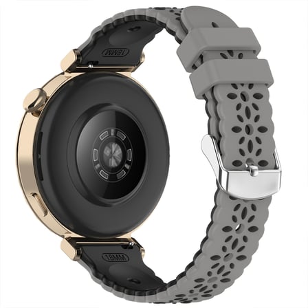 Huawei Watch GT5 41mm Uyumlu Çiçek Desenli Yumuşak Silikon Kordon Şık ve Nefes Alabilen Spor Kordon