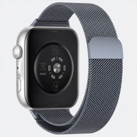 Huawei Watch Fit 5 Pro Uyumlu Milanese Örgü Metal Mıknatıslı Ayarlanabilir Kordon
