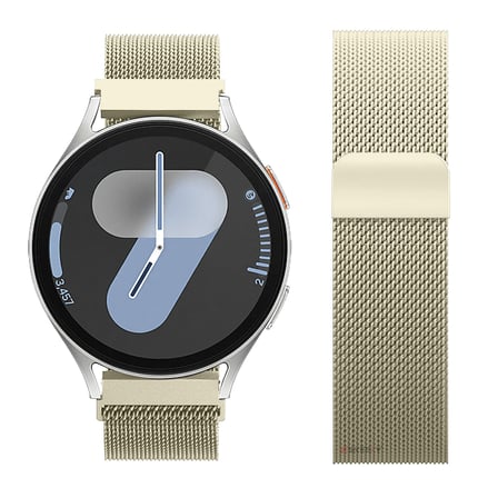 Samsung Galaxy Watch 4 5 6 7 Seri 40 42 43 44 46 47mm Uyumlu Manyetik Milanese Loop Metal Kordon 