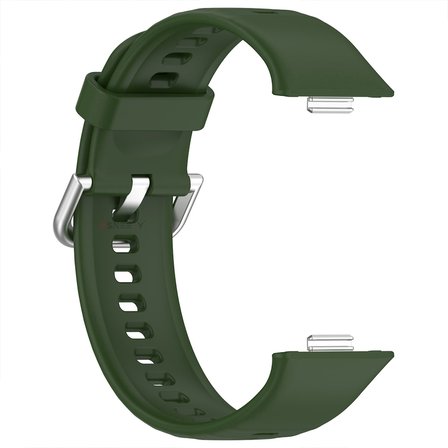 Huawei Watch Fit 5 İle Uyumlu Metal Tokalı Yumuşak Soft Silikon Kordon