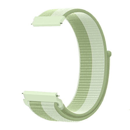 Huawei Watch GT3 42mm GT2 42mm İle Uyumlu Ayarlanabilir Cırt Cırtlı Yumuşak Spor Kumaş Örgü Kordon