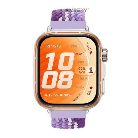 Huawei Watch Fit 5 Pro İle Uyumlu Metal Klipsli Solo Fiberlink Yumuşak Kumaş Örgü Kordon