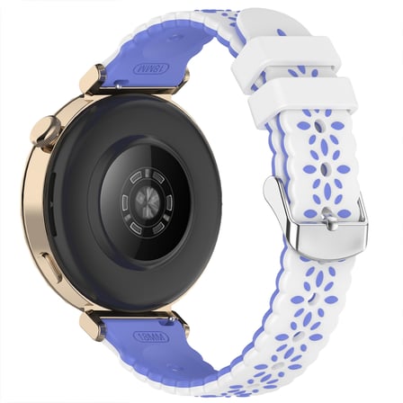 Huawei Watch GT5 Pro 42mm Çiçek Desenli Yumuşak Silikon Kordon Şık ve Nefes Alabilen Spor Kordon