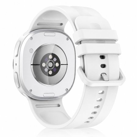 Samsung Galaxy Watch 8 Classic 46mm İle Uyumlu Oluklu Silikon Kordon Ayarlanabilir Spor Saat Kayışı