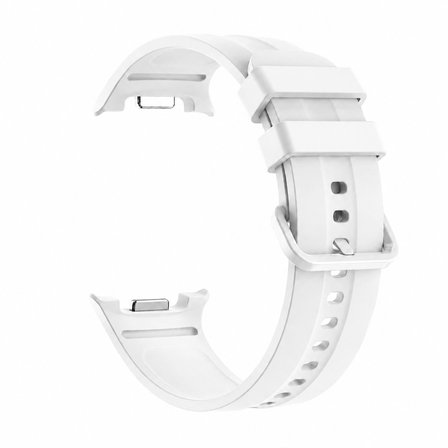 Samsung Galaxy Watch 8 Classic 46mm İle Uyumlu Oluklu Silikon Kordon Ayarlanabilir Spor Saat Kayışı