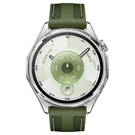 Sneezy Huawei Watch GT6 46mm ile Uyumlu Metal Tokalı Dikiş Detaylı Şık Dokuma Silikon Kordon