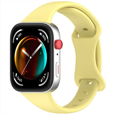 Huawei Watch Fit3 Fit 4 Fit 4 Pro İle Uyumlu İnce Ve Zarif Tasarım Silikon Kordon Kayış