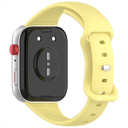 Huawei Watch Fit3 Fit 4 Fit 4 Pro İle Uyumlu İnce Ve Zarif Tasarım Silikon Kordon Kayış