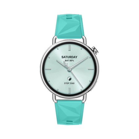Sneezy Mi Watch S4 41mm İle Uyumlu Prism Metal Tokalı Soft Yumuşak Silikon Kordon
