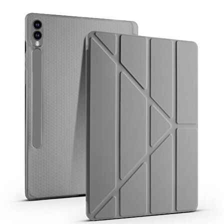 Samsung Galaxy Tab S10 Plus X820 12.4 İnç Katlanabilir Kalemlikli Standlı Akıllı Kılıf
