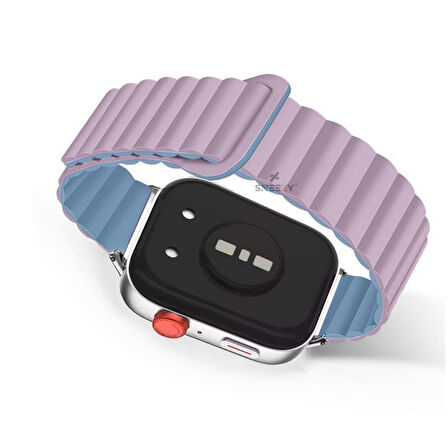 Redmi Watch 5 Active Redmi 5 Lite Uyumlu Kordon Harmony Duo Magnetik Silikon Kordon