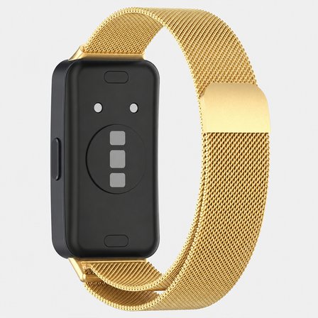 Huawei Band 11 / 11 Pro İle Uyumlu Manyetik Milanese Loop Metal Kordon