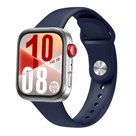 Huawei Watch Fit 4 Fit 4 Pro İle Uyumlu PureLux Tam Uyumlu Yumuşak Soft Silikon Kordon