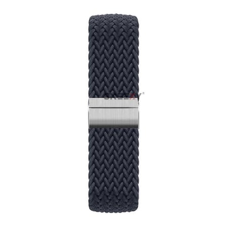 Sneezy Huawei Watch GT5 46mm İle Uyumlu 22mm Metal Klips Solo Fiberlink Örgü Kordon