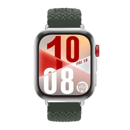 Huawei Watch Fit 4 Fit 4 Pro İle Uyumlu Metal Klipsli Solo Fiberlink Yumuşak Kumaş Örgü Kordon