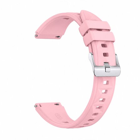 Sneezy Huawei Watch GT4 41mm İle Uyumlu Prism Metal Tokalı Soft Yumuşak Silikon Kordon