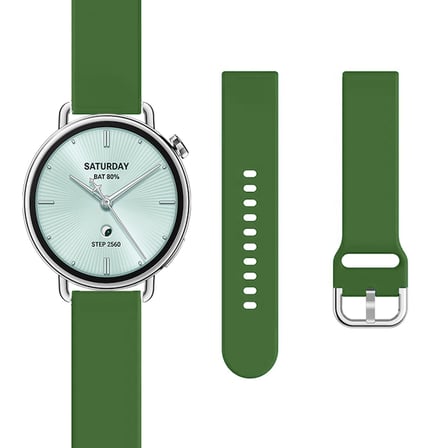 Sneezy Mi Watch S4 41mm İle Uyumlu Yumuşak PureLux Soft Tokalı Silikon Kordon
