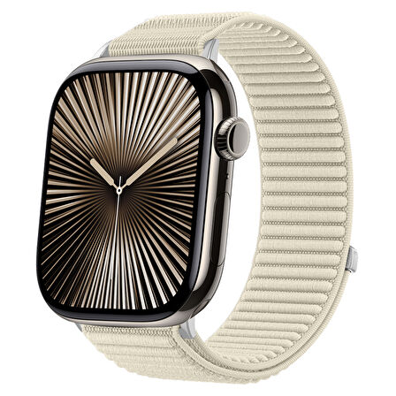Apple Watch 42mm 44mm 45mm S10 46mm Ultra 49mm İle Uyumlu Naylon Spor Loop Kordon Rahat Dayanıklı