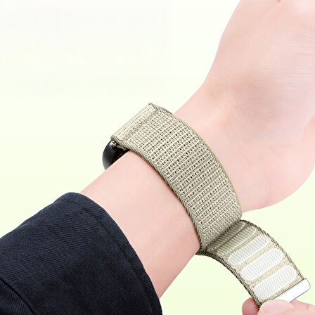 Apple Watch 42mm 44mm 45mm S10 46mm Ultra 49mm İle Uyumlu Naylon Spor Loop Kordon Rahat Dayanıklı